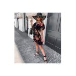 Virágmintás mini ruha