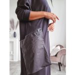Zsebes oversize ruha-fekete
