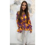 LOLA BIANKA pillangós blúz - lila