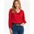  Blouse  red Top Secret 